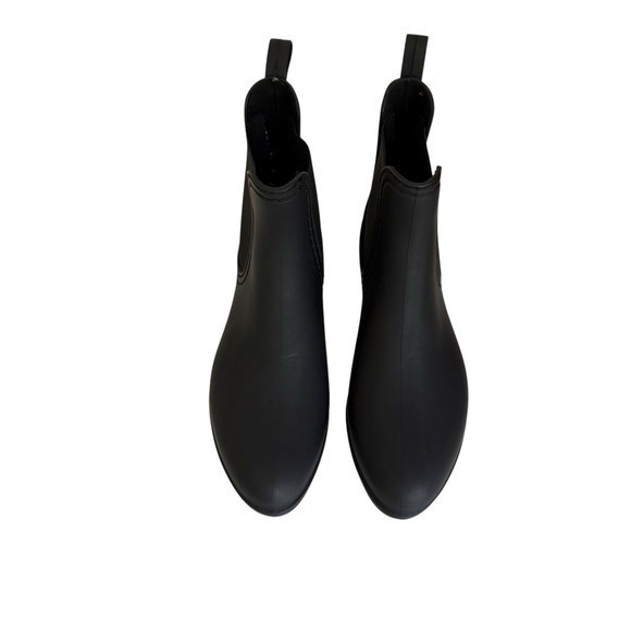 Jeffrey Campbell PLAY Forecast 2 Matte Black Chelsea Rainboots Size 8 Waterproof - Picture 7 of 12